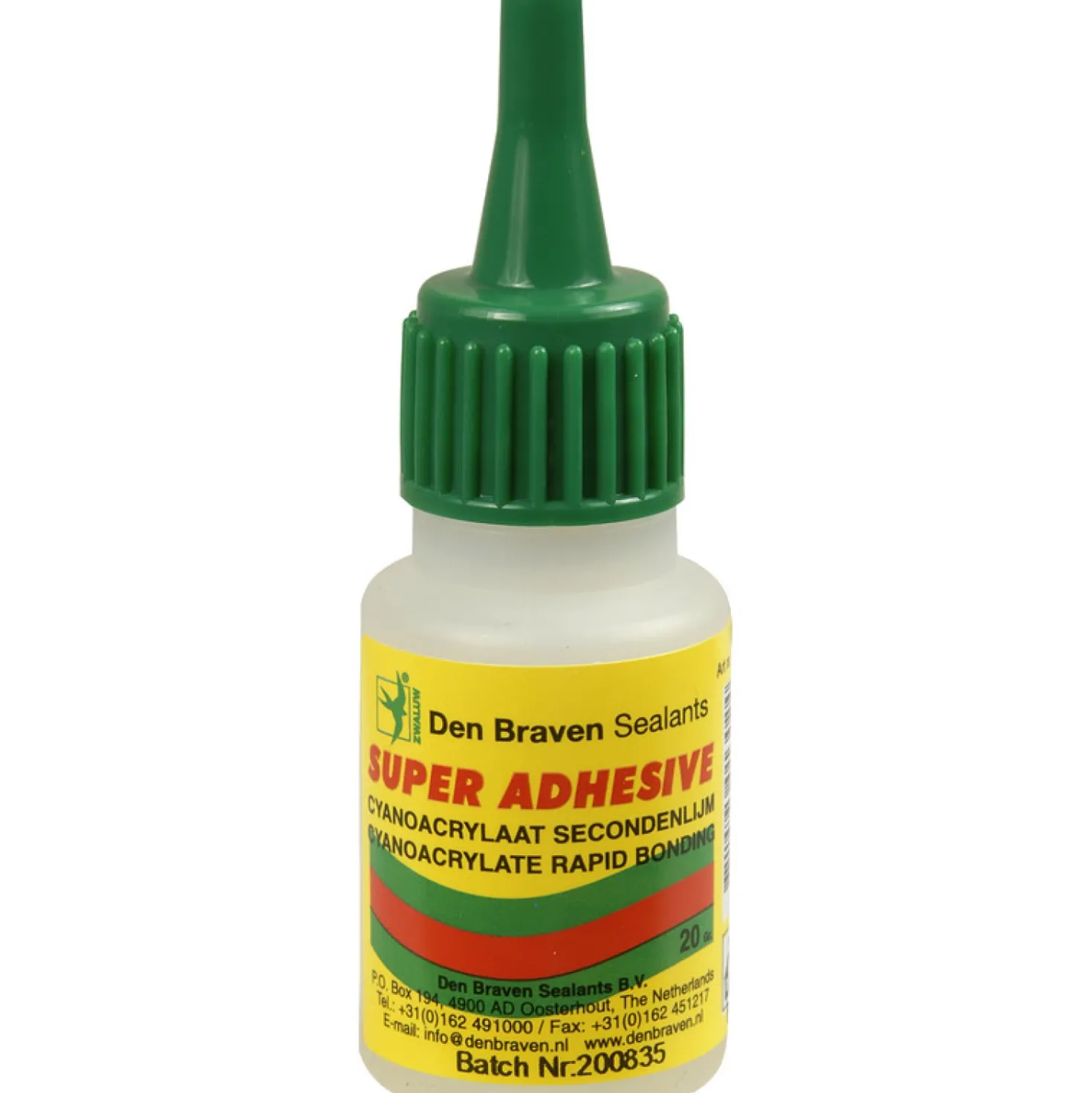 Zwaluw Den Braven 30880189 Super Adhesive secondelijm - 20Gr